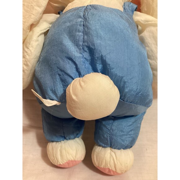 Gibson Bunky Bunny 1992 Easter Plush Parachute Puffalump Style Plush Toy Rabbit - Picture 5 of 8